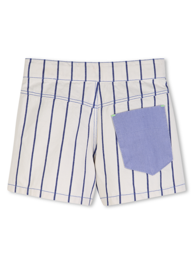 Short Wit blauw multi U22099 SS26