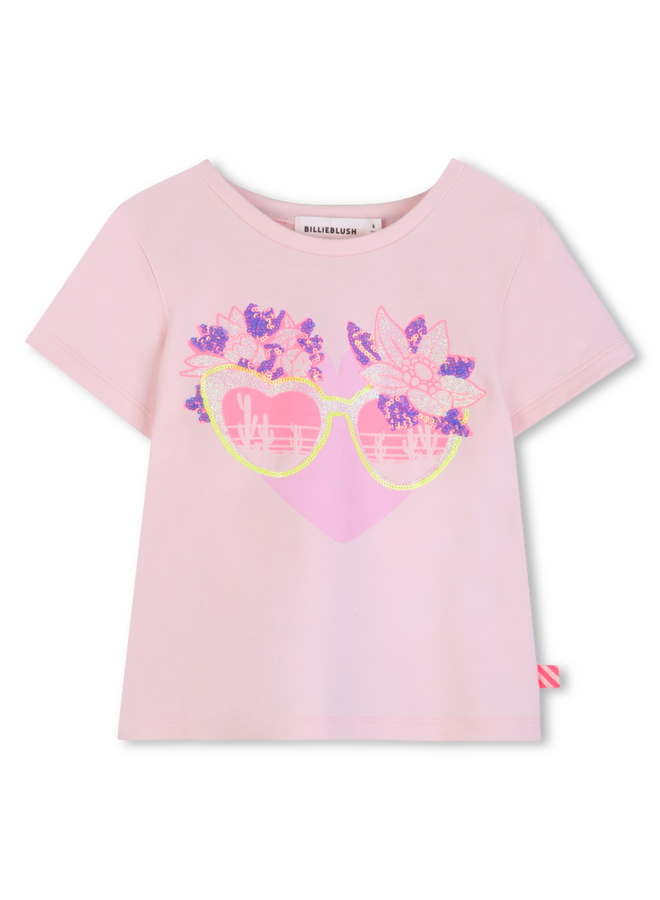 T-shirt Licht roze U21956 SS26