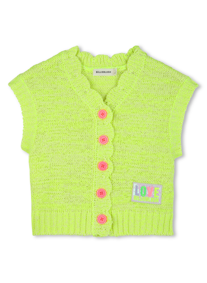 Mouwloos vest Okker U21908 SS26