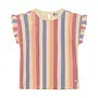 T-shirt terry Striped Heather Rose SS26