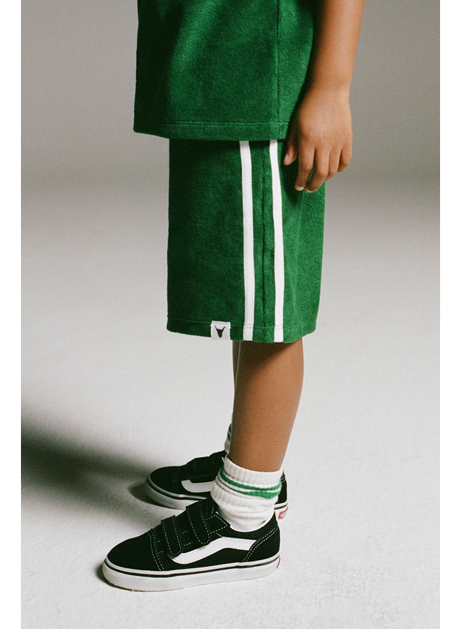 Kids knitted terry training shorts SS26