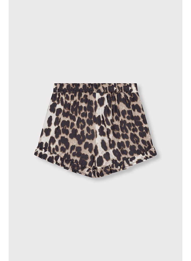 Kids woven animal short ruffles SS26