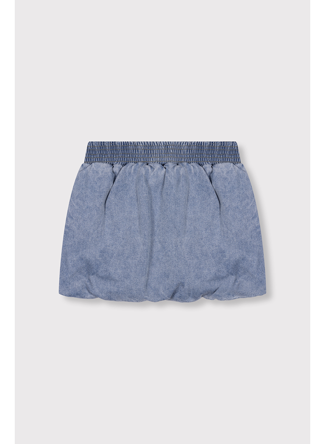 Kids woven denim balloon skirt SS26