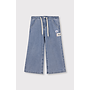 Kids woven wide leg flowy denim SS26