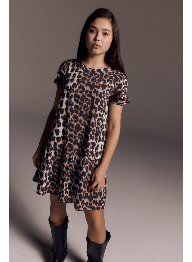 Kids woven animal dress SS26
