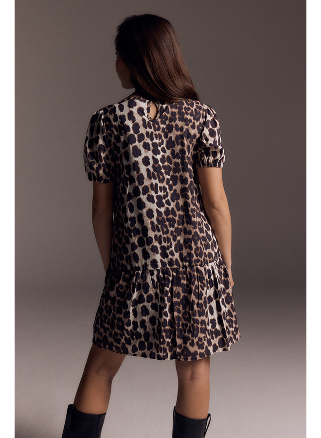 Kids woven animal dress SS26