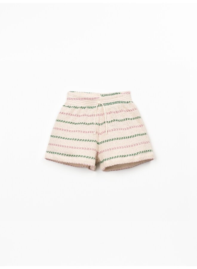 Striped jersey shorts R366P SS26
