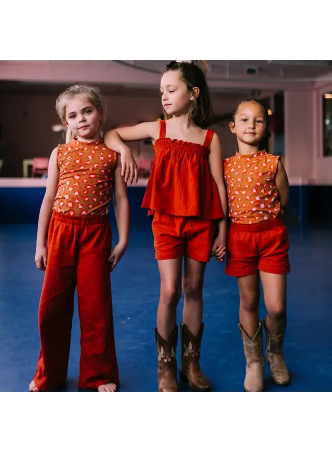 Mae short - terracotta SS26