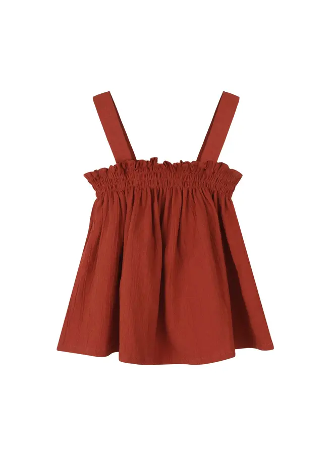 Coco top - terracotta SS26