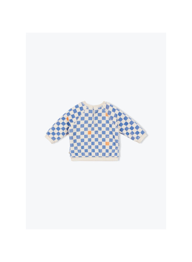 SweaterBaby Checkered blauw SS26