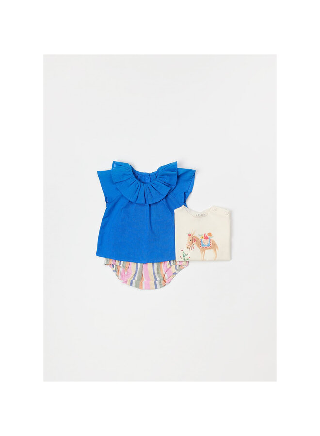 Blouse Baby Voile Cobalt SS26