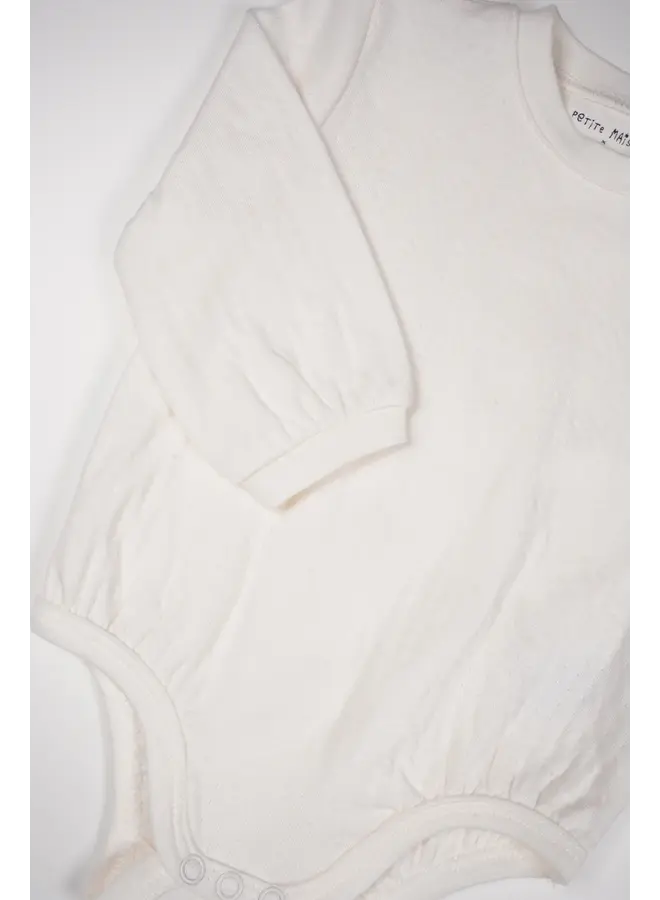 Scout double jersey roomy body natural white SS26