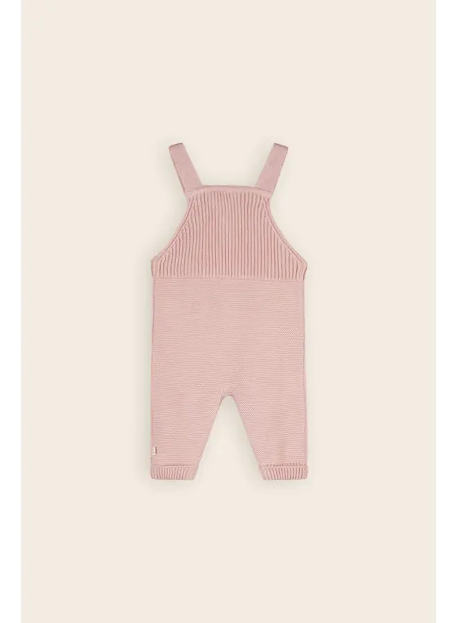 Seyo knkitted dungaree pastel pink SS26