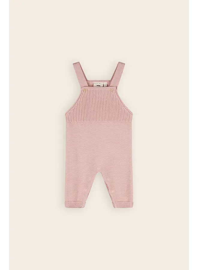 Seyo knkitted dungaree pastel pink SS26