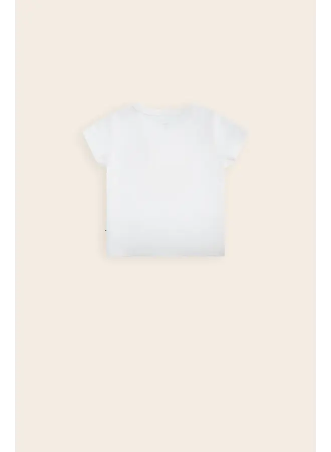 Kai t-shirt chest print natural white SS26