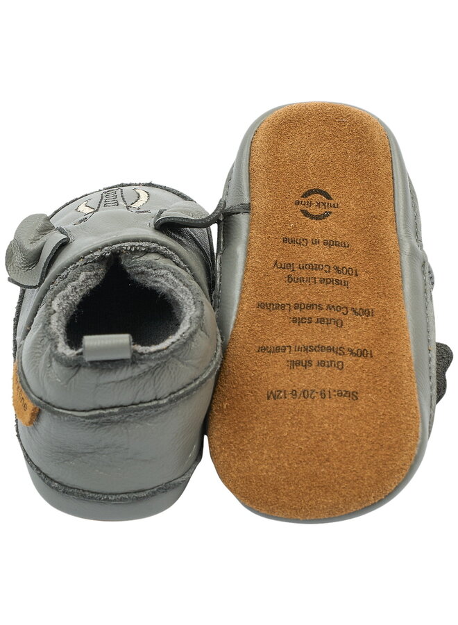 Leren slofjes Olifant