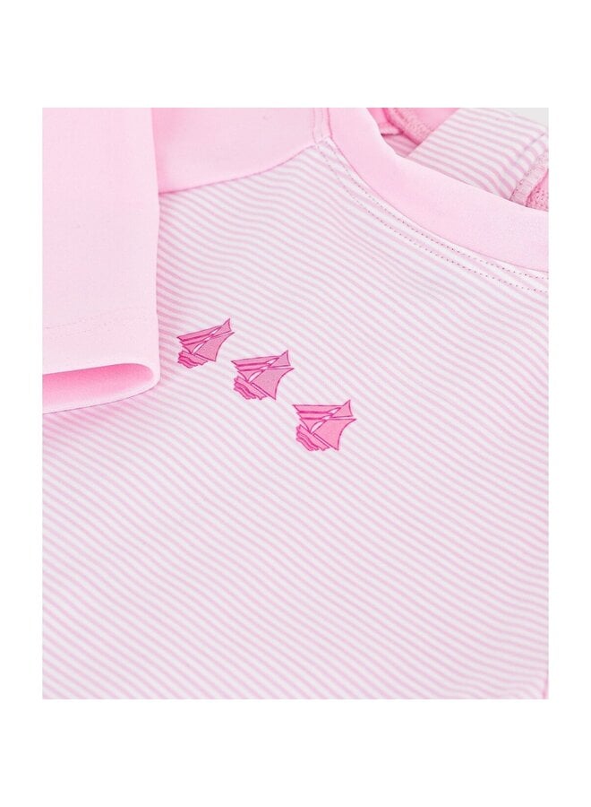 UV-zwempak Roze streep A0FN7