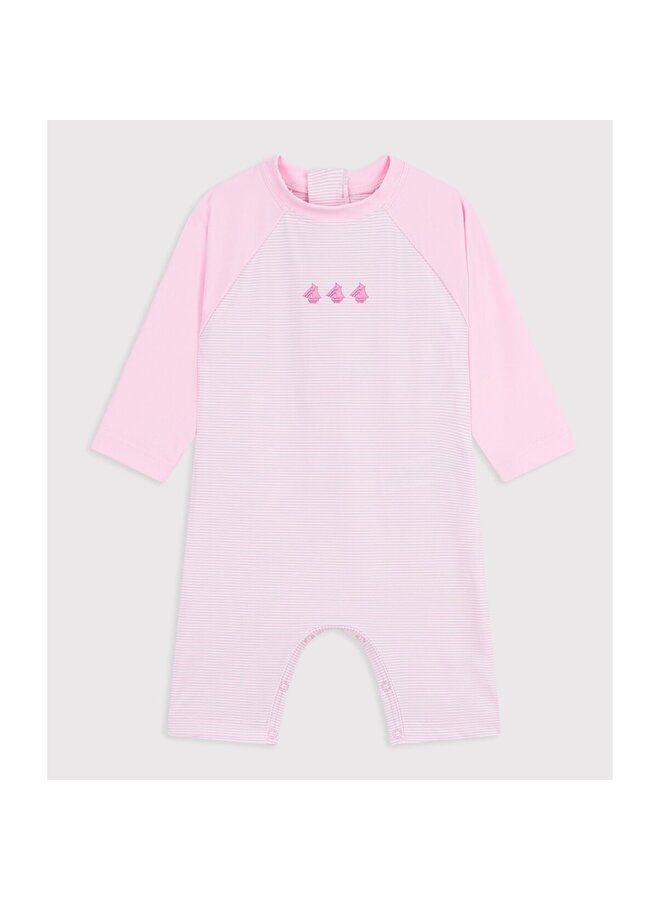 UV-zwempak Roze streep A0FN7