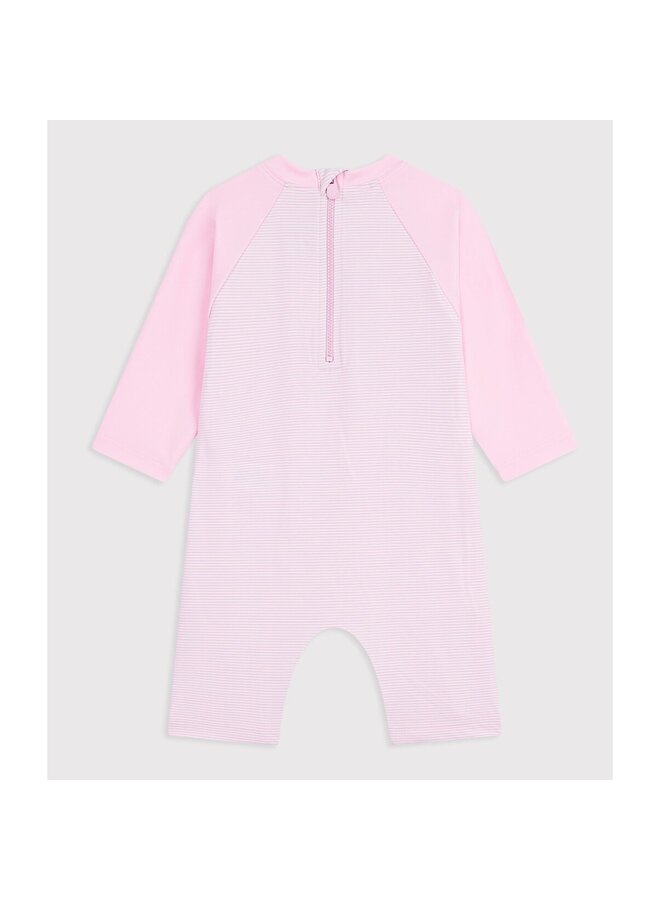 UV-zwempak Roze streep A0FN7