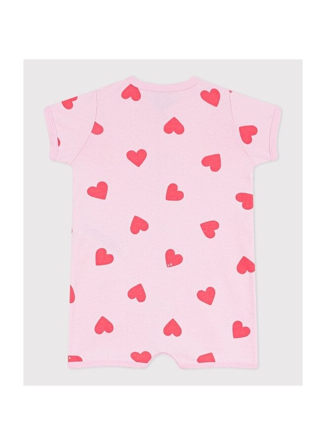 Playsuit Roze hartjes A0FS2