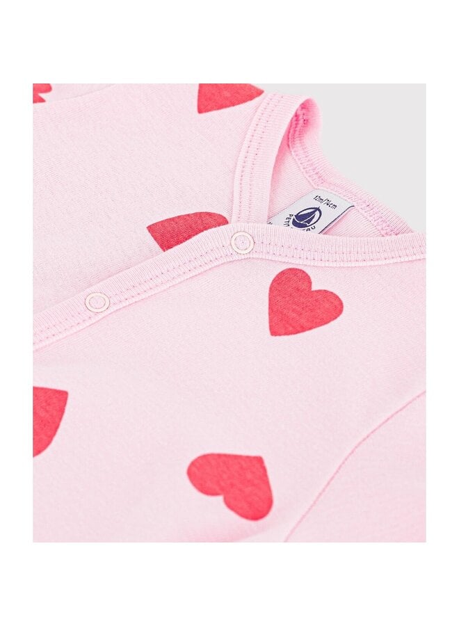 Playsuit Roze hartjes A0FS2