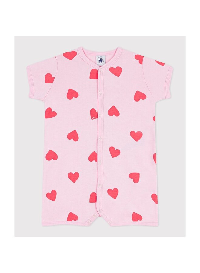 Playsuit Roze hartjes A0FS2