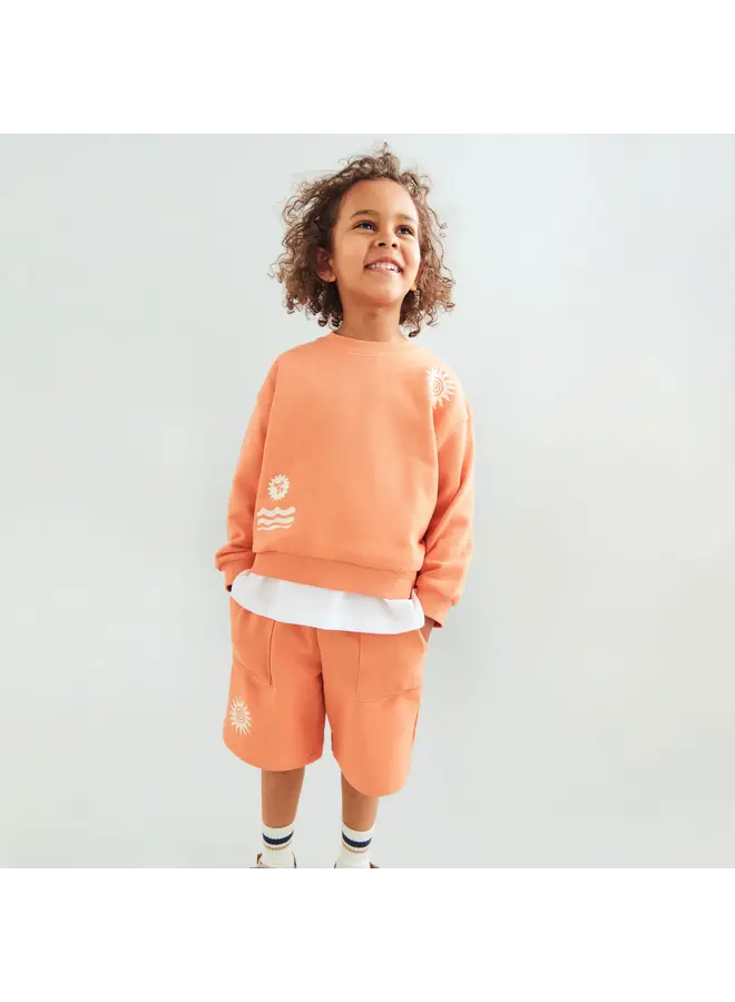 Sweatshirt Casey Sunkissed orange SS26