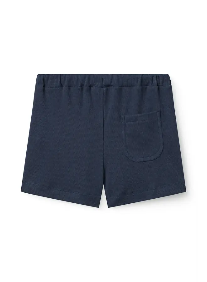 Modal rib shorts Navy SS26