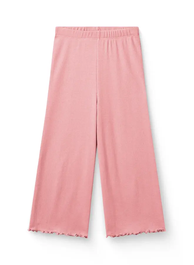Modal rib Wide pants Pink SS26