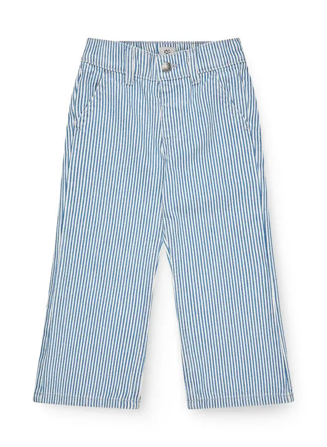 Twill pant Wide leg embroidery SS26