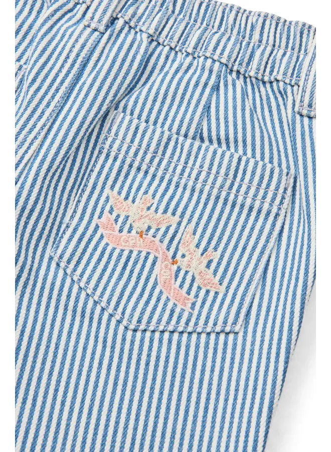 Twill pant Wide leg embroidery SS26