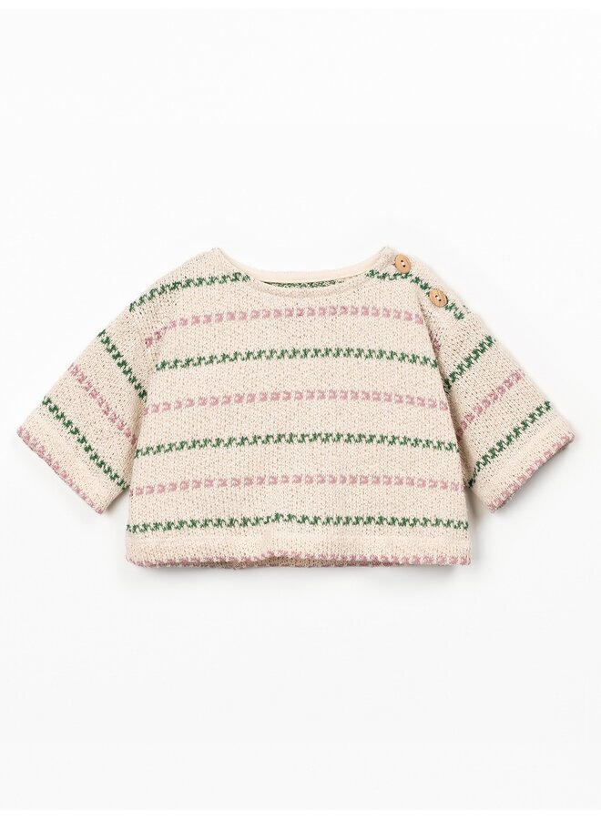 Striped Jersey Sweater R366P SS26