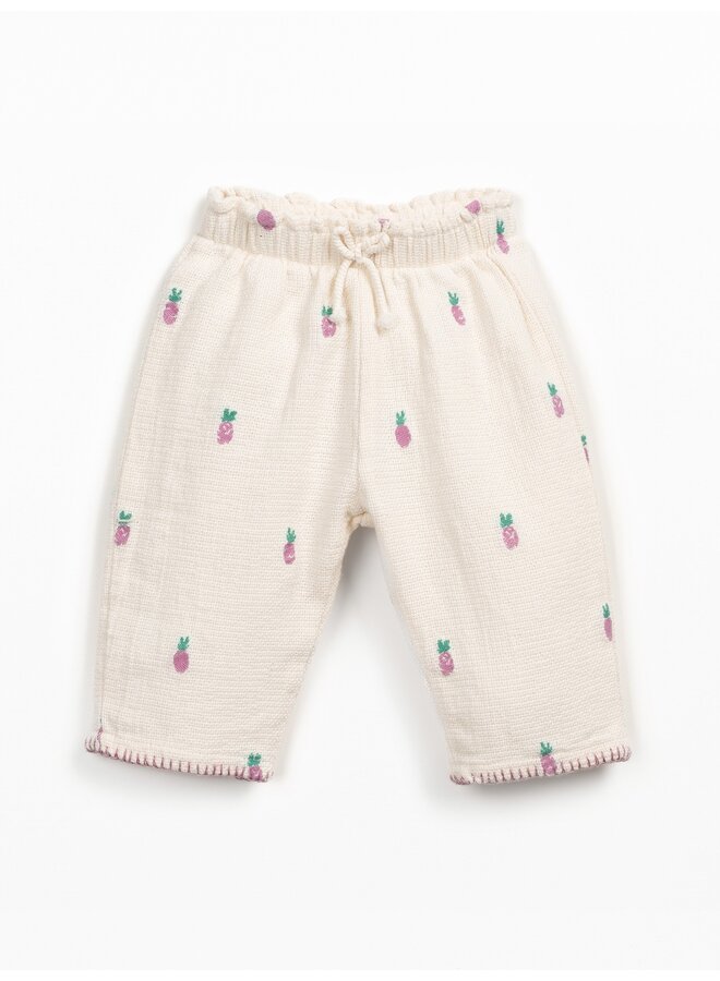 Pineapple print Trousers E786N SS26