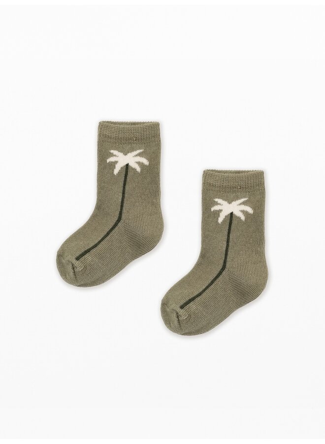 Socks Palm Groen