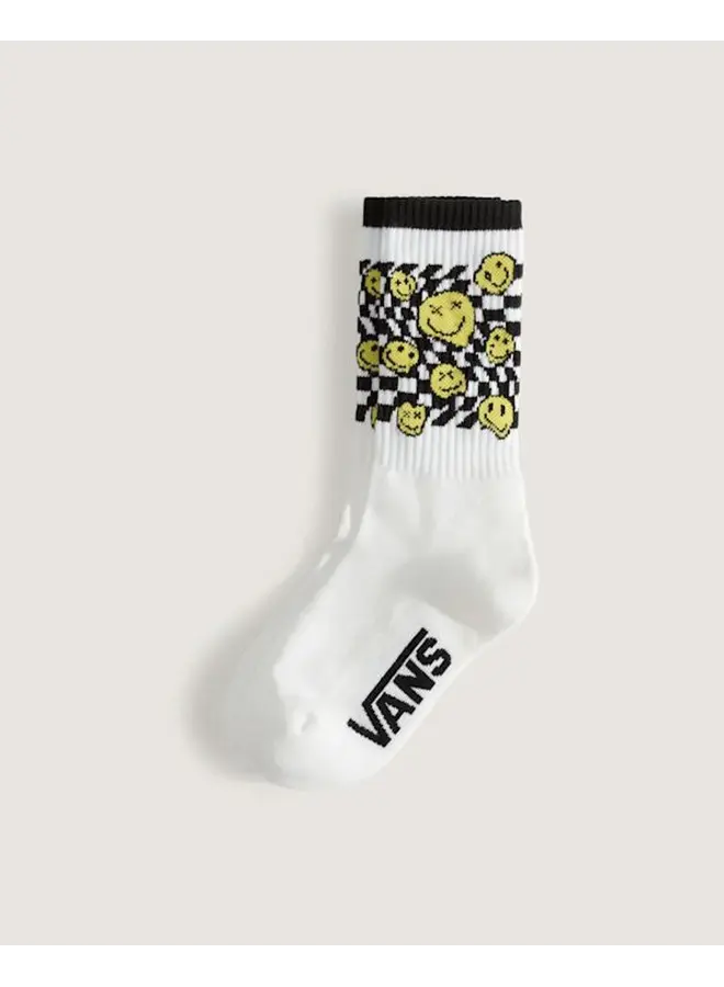 Ticker crew checkerboard white SS26