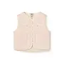 Quilted vest Dusty rose comb SS26