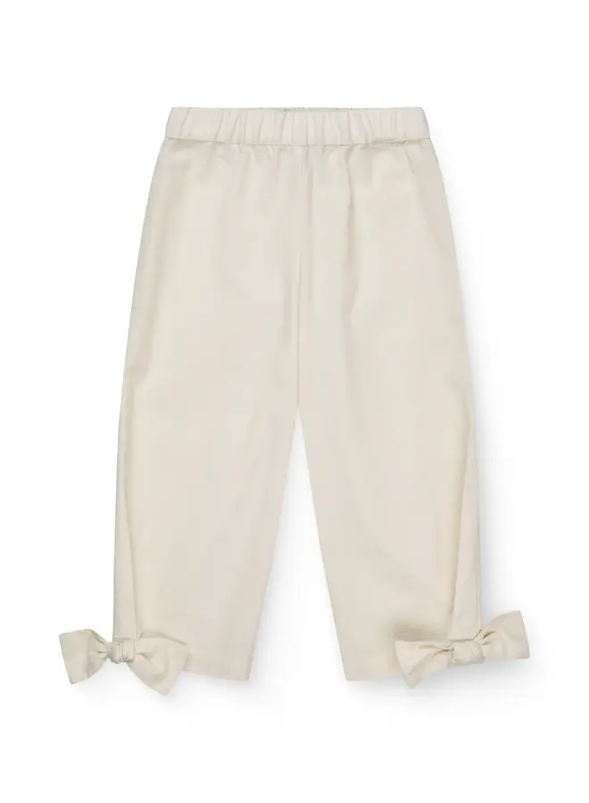 Bow pants Cream SS26