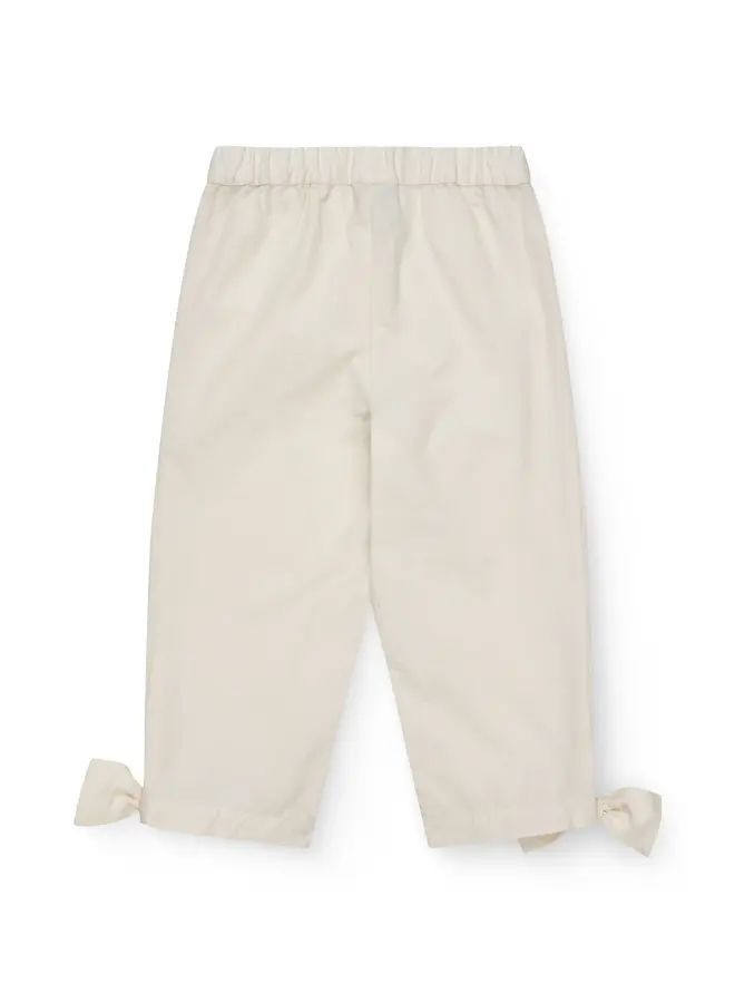 Bow pants Cream SS26