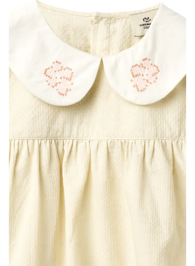 Blouse deco edge Cream comb SS26
