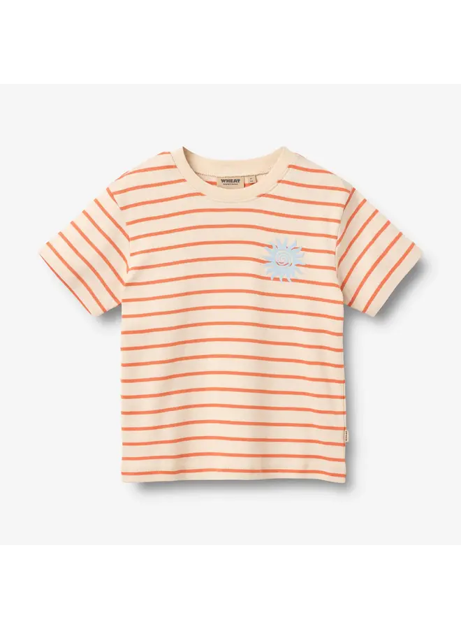T-shirt Jay Orange stripe SS26