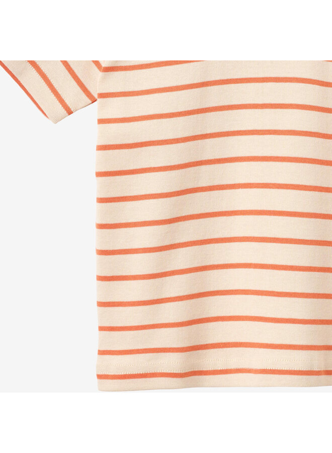 T-shirt Jay Orange stripe SS26
