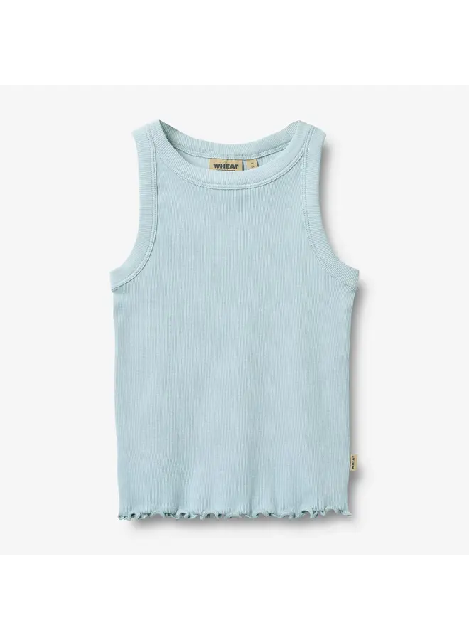 Rib top Minka Summer sky SS26