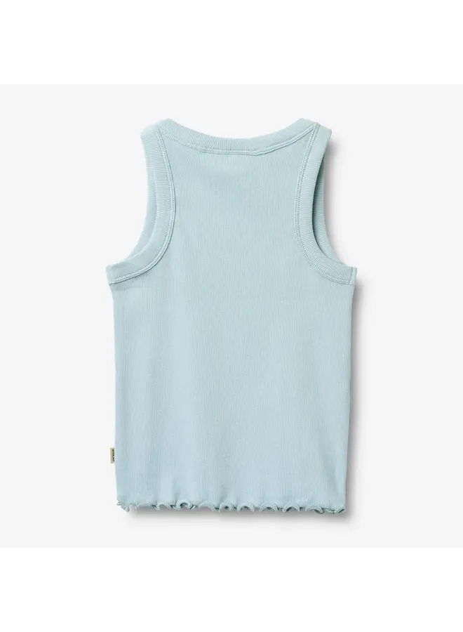 Rib top Minka Summer sky SS26