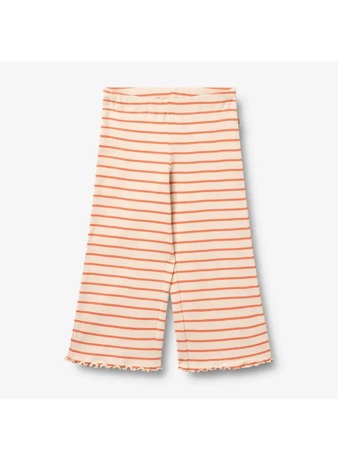 Jersey pants Ela Orange stripe SS26