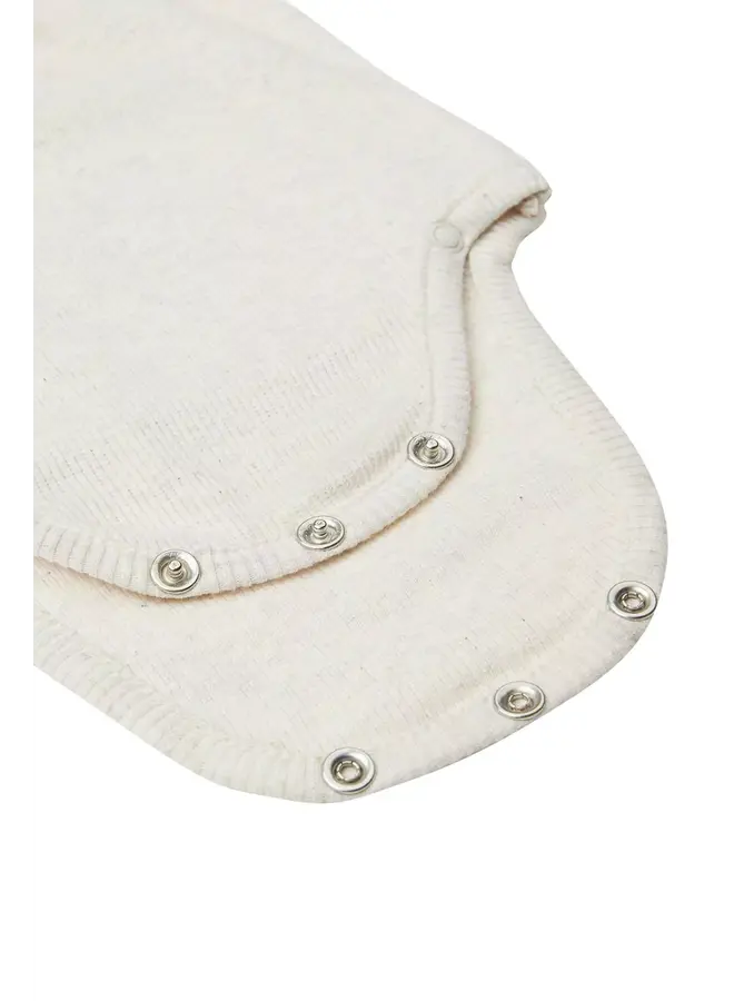 Romper rib nino oatmeal melange