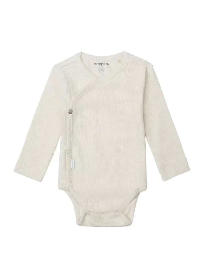 Romper rib nino oatmeal melange