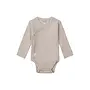 Romper rib nino taupe melange