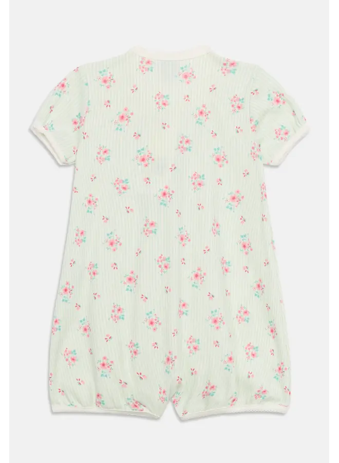 Playsuit kort bloemetjes A0FIX