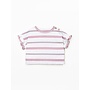 Striped jersey shirt roze SS26