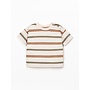 Striped pattern jersey t-shirt SS26